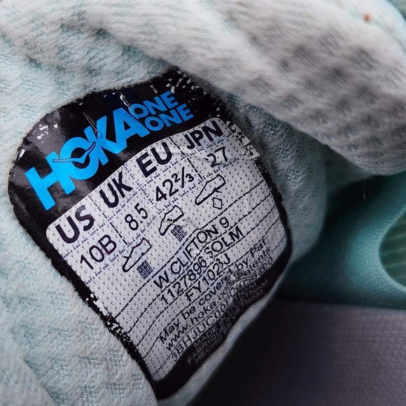 HOKA CLIFTON 9 - Womens Athletic Shoes - SIZE 10B - Picture 9 of 9